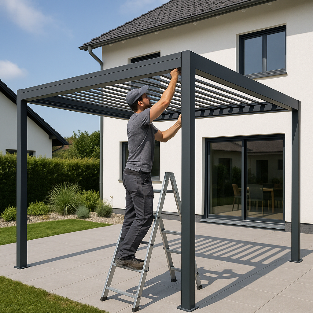 pergola installation