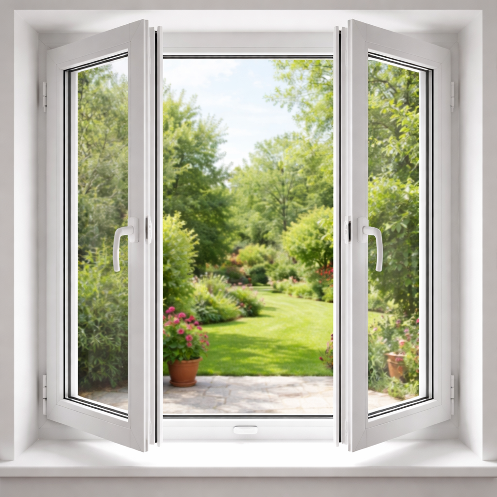 Fenêtre PVC 2 vantaux confort