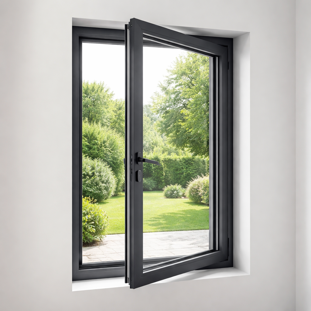 Fenêtre ALU 1 vantail ouvrant caché