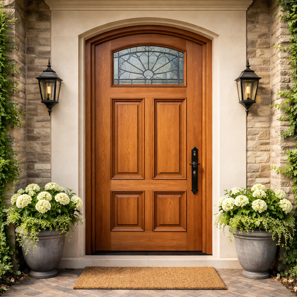 Porte d'Entrée bois