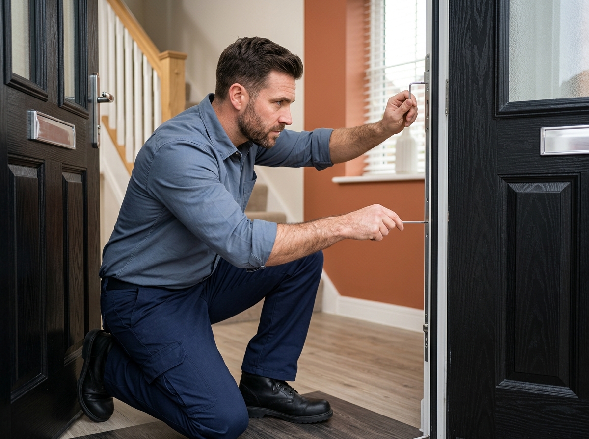 Ouverture de porte claquée