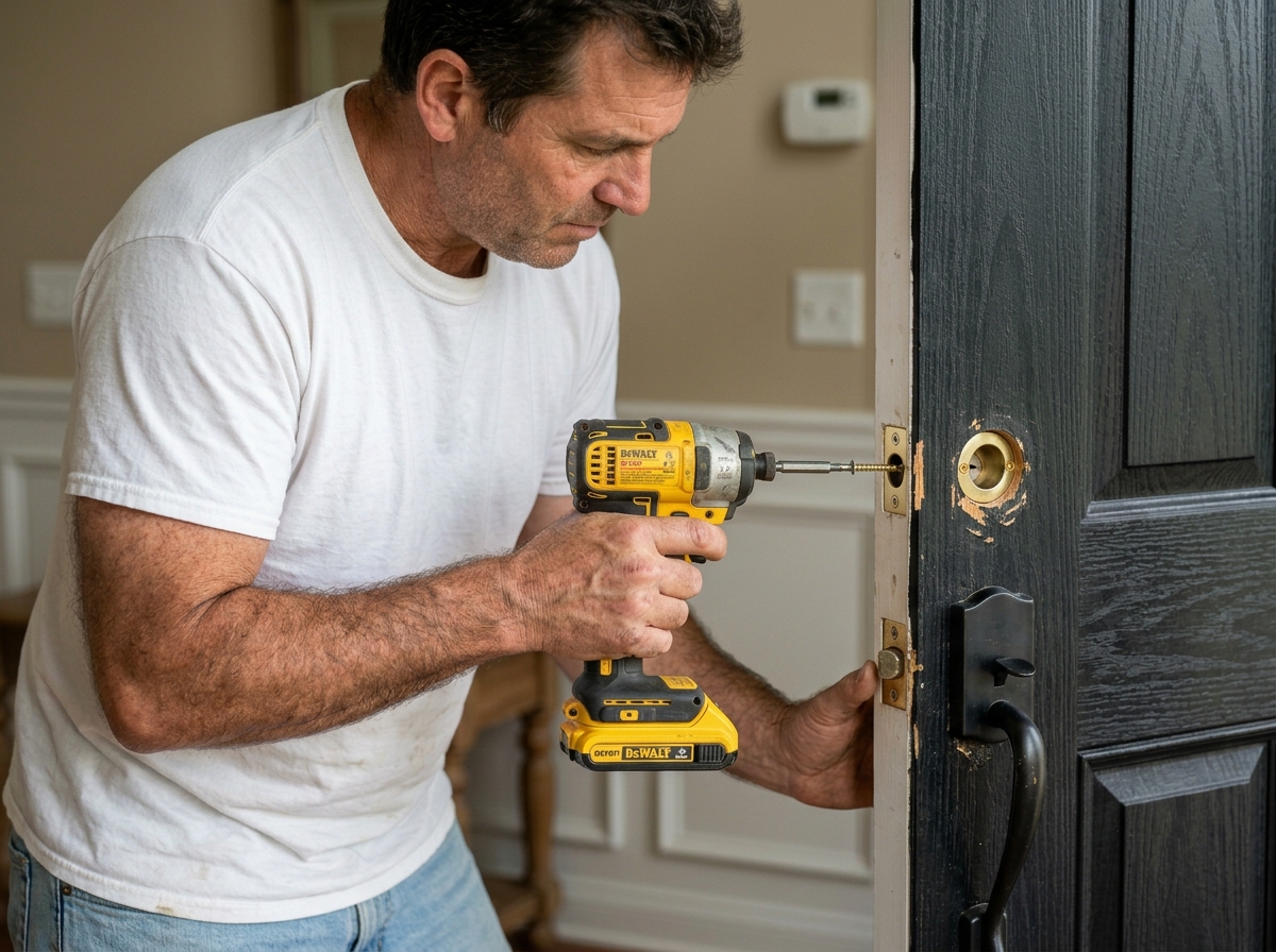 Ouverture de porte fermée